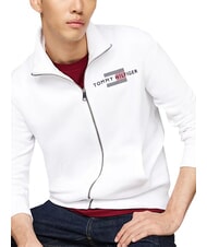 TOMMY HILFIGER TH Felpa a maniche lunche white - Felpe Uomo - 4
