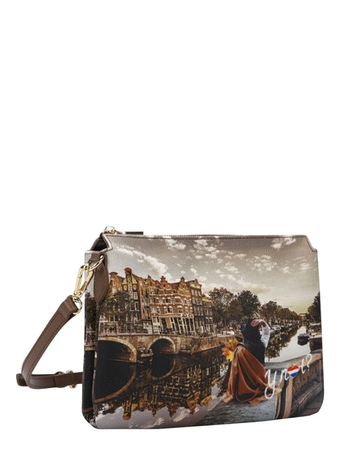 YESBAG Borsa a spalla, due scomparti autumn in hollad - Borse Donna