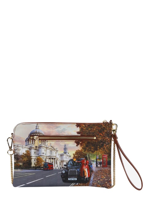 YESBAG Pochette piatta con polsierina london tourist - Borse Donna