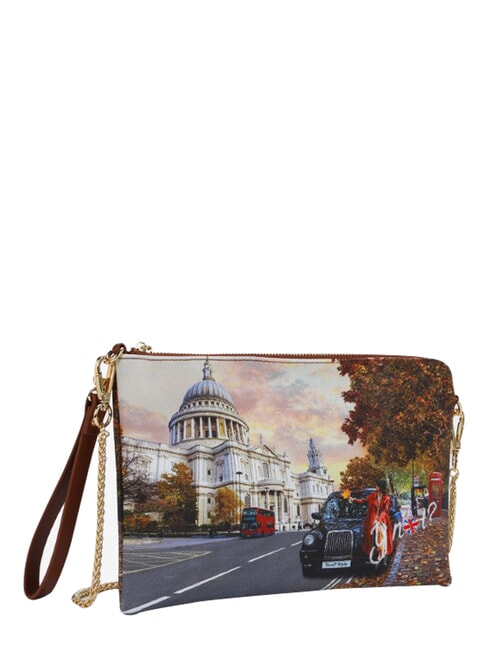 YESBAG Pochette piatta con polsierina london tourist - Borse Donna