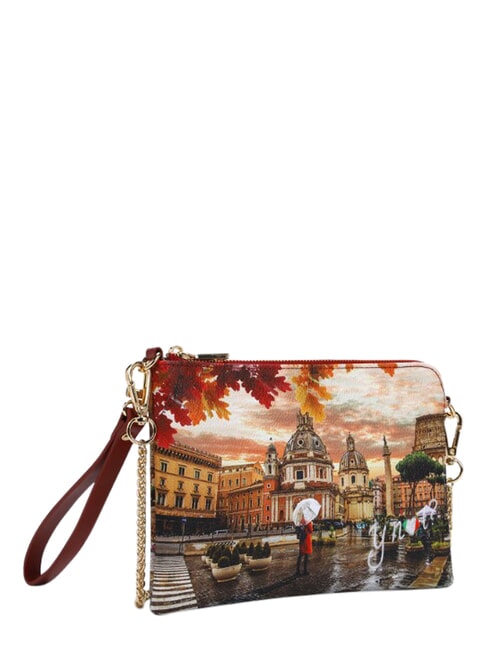 YESBAG Pochette a mano, con tracolla rome raining - Borse Donna