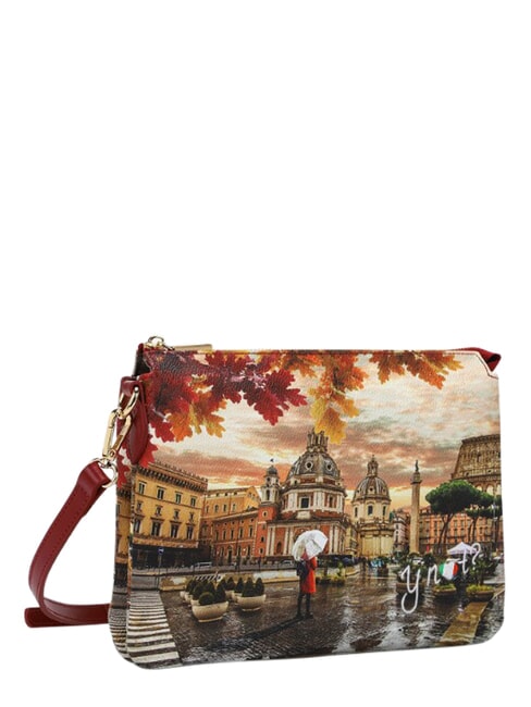 YESBAG Borsa a spalla, due scomparti rome raining - Borse Donna