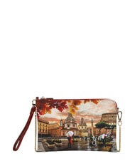YNOT YESBAG Pochette piatta con polsierina rome raining - Borse Donna - 2
