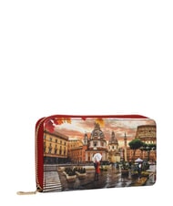 YNOT YESBAG Portafoglio grande, zip around rome raining - Portafogli Donna - 2