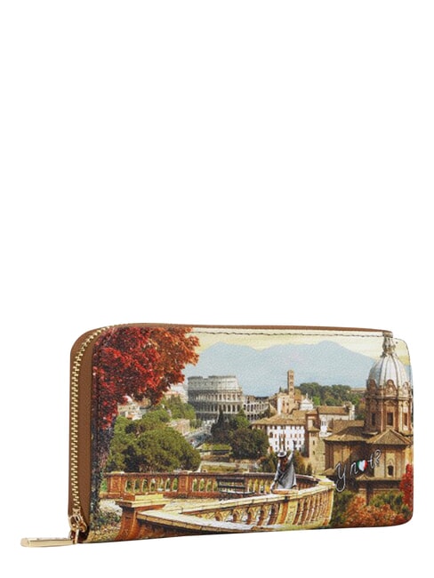 YESBAG Portafoglio grande, zip around rome landscape - Portafogli Donna