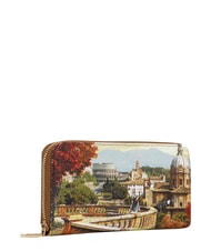 YNOT YESBAG Portafoglio grande, zip around rome landscape - Portafogli Donna - 2