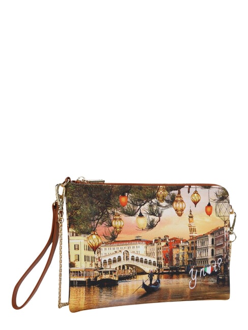 YESBAG Pochette piatta con polsierina christmas venice - Borse Donna