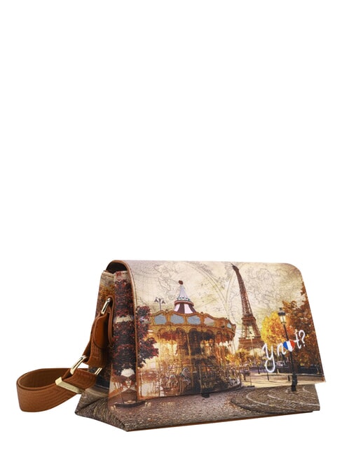YESBAG Borsa a tracolla, con flap funny paris - Borse Donna