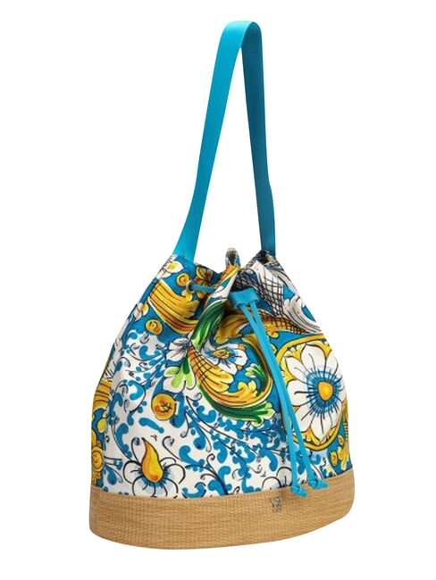 ORTIGIA Borsa a secchiello aquamarine - Borse Donna