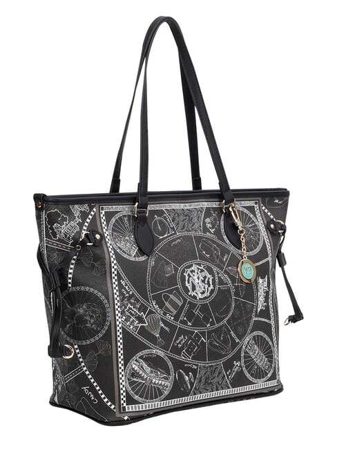 FASHIONOPOLY Borsa shopping, a spalla NERO - Borse Donna