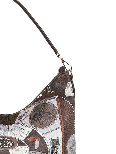 FASHIONOPOLY Sacca a spalla choco - Borse Donna