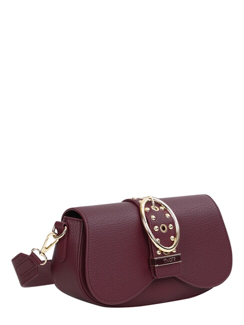 ROCKER Borsa a spalla con fibbia e borchie wine - Borse Donna