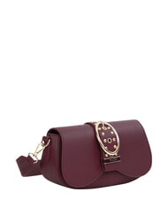 YNOT ROCKER Borsa a spalla con fibbia e borchie wine - Borse Donna - 2