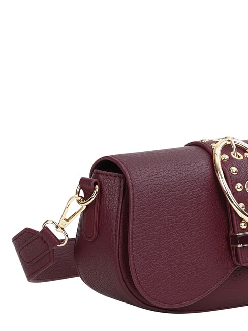 ROCKER Borsa a spalla con fibbia e borchie wine - Borse Donna