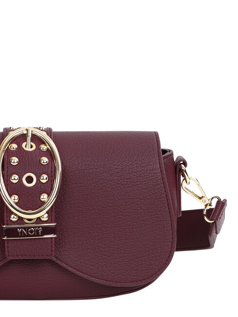 ROCKER Borsa a spalla con fibbia e borchie wine - Borse Donna