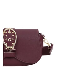 YNOT ROCKER Borsa a spalla con fibbia e borchie wine - Borse Donna - 4