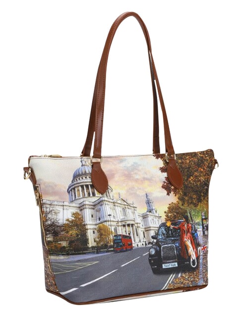 YESBAG Borsa shopping media a spalla london tourist - Borse Donna