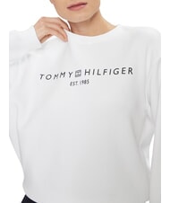 TOMMY HILFIGER TH Felpa optic white - Felpe Donna - 5