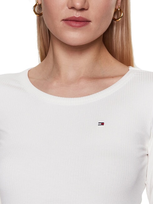 TH T-shirt a maniche lunghe ecru - T-shirt e Top Donna