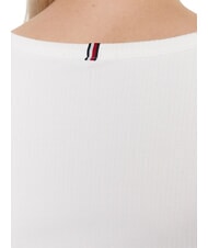 TOMMY HILFIGER TH T-shirt a maniche lunghe ecru - T-shirt e Top Donna - 5