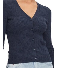TOMMY HILFIGER TH JEANS Cardigan a maniche lunghe dark night navy melange - Maglie Donna - 6
