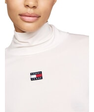 TOMMY HILFIGER TH JEANS T-shirt a maniche lunghe ancient white - T-shirt e Top Donna - 5