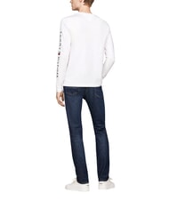 TOMMY HILFIGER TH T-shirt a maniche lunghe white - Maglie Uomo - 5
