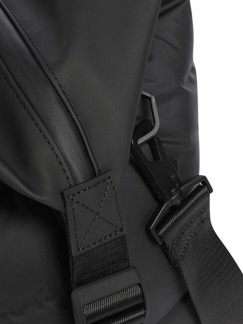PUFFER MIX WEEKEND Borsone con tracolla black - Borsoni