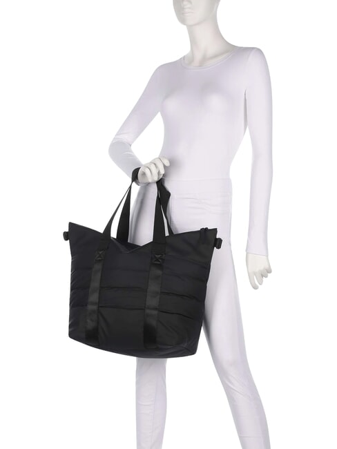 PUFFER Shopper a spalla, con tracolla black - Borse Donna