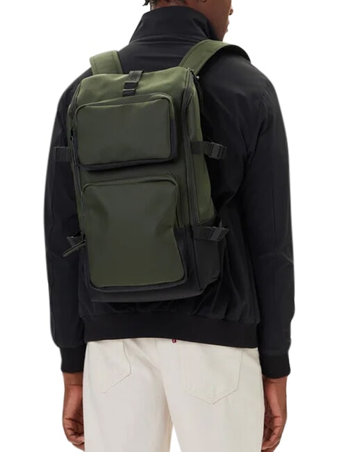 TRAIL CARGO BACKPACK Zaino porta PC 13" green - Zaini Scuola & Tempo Libero