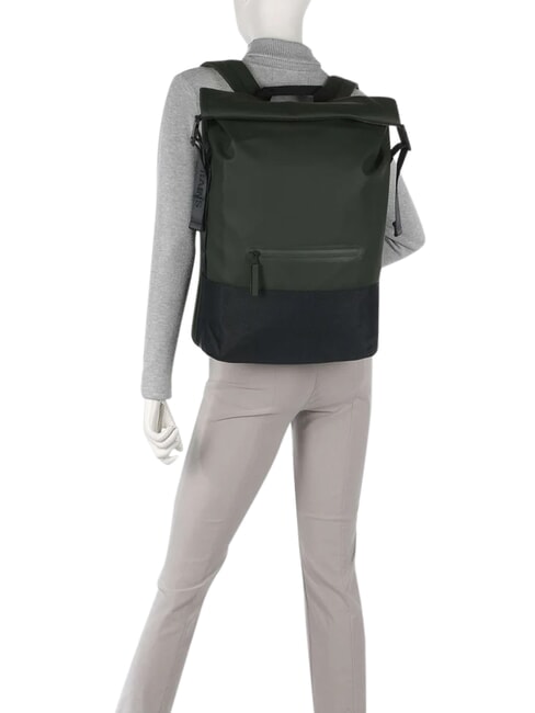 TRAIL ROLLTOP Zaino porta pc 13" green - Zaini Scuola & Tempo Libero