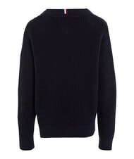 TOMMY HILFIGER TH Maglia in cotone a girocollo - Maglioni Bambini