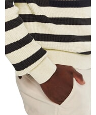 TOMMY HILFIGER TH Maglia in cotone a girocollo oatmilk htr / desert sky - Maglie Uomo - 5