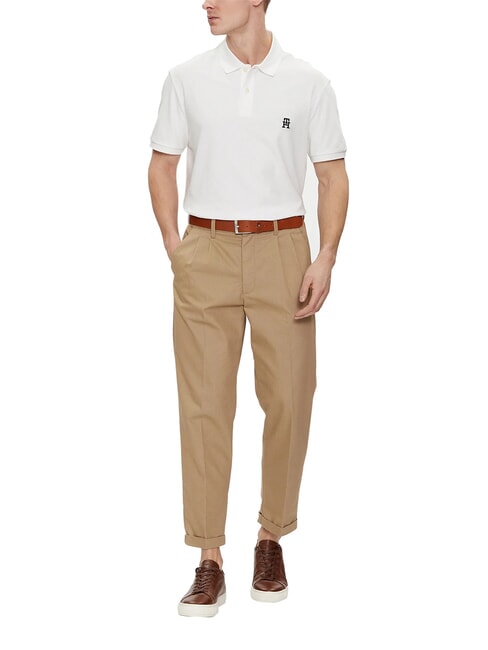 TH Polo a maniche corte white - Polo Uomo