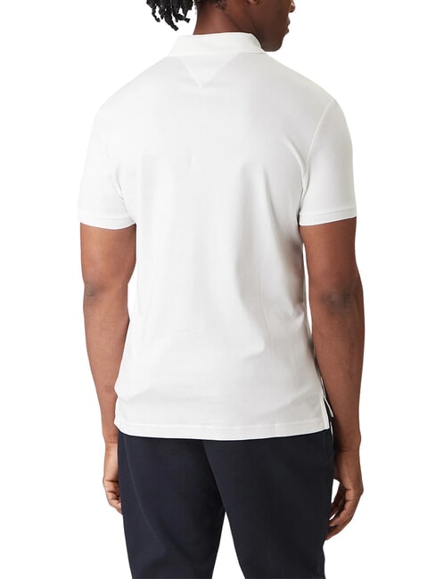 TH Polo a maniche corte nastro colletto optic white - Polo Uomo