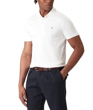 TOMMY HILFIGER TH Polo a maniche corte nastro colletto optic white - Polo Uomo - 3