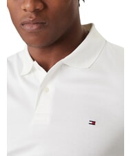 TOMMY HILFIGER TH Polo a maniche corte nastro colletto optic white - Polo Uomo - 5