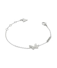 GUESS CHRYSALIS Bracciale, charm a forma di farfalla SILVER - Bracciali Donna - 3