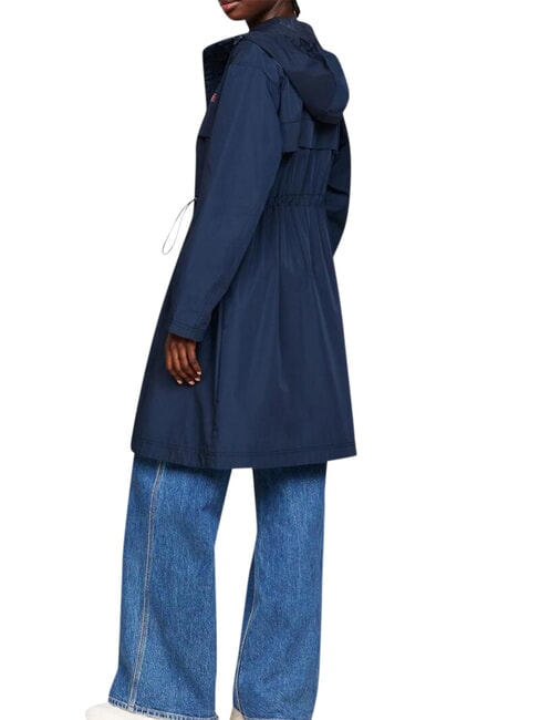 TH JEANS Giubbino lungo dark night navy - Giacche Donna