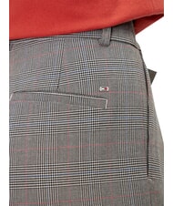 TOMMY HILFIGER TH Pantaloni global stp check/ s/ texture h grey - Pantaloni Donna - 5