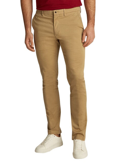TH BLEECKER Pantaloni Chino classic khaki - Pantaloni Uomo