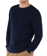 TOMMY HILFIGER TH Maglione in cotone a girocollo desert sky - Maglie Uomo - 4