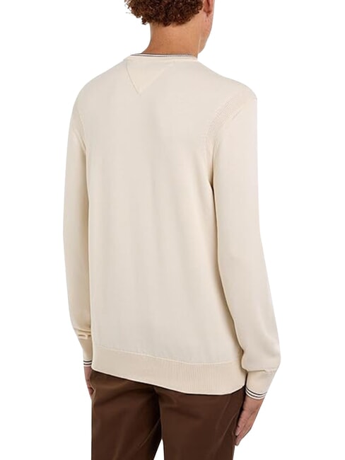 TH Maglione in cotone a girocollo ancient white - Maglie Uomo