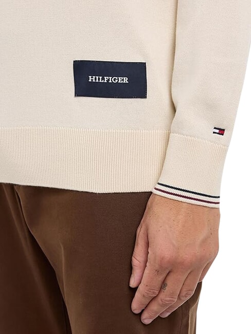 TH Maglione in cotone a girocollo ancient white - Maglie Uomo