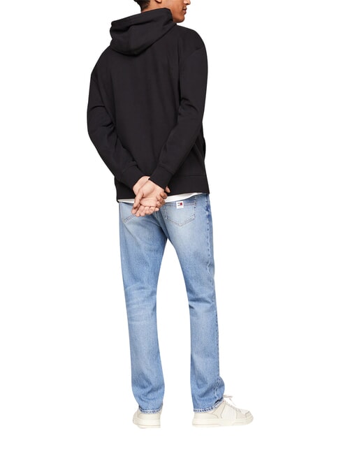 TH JEANS Felpa in cotone black - Felpe Uomo