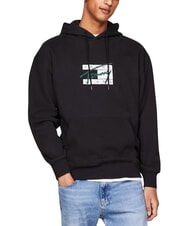 TOMMY HILFIGER TH JEANS Felpa in cotone black - Felpe Uomo - 4