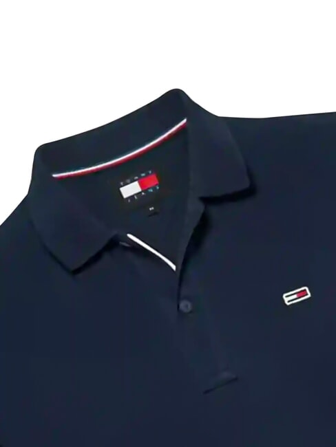 TH JEANS  Polo in cotone dark night navy - Polo Uomo