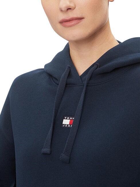 TH JEANS Felpa in cotone dark night navy - Felpe Donna