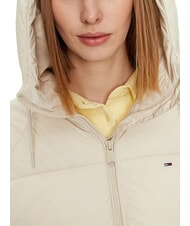 TOMMY HILFIGER TH JEANS Giubbotto puffer con cappuccio newsprint - Piumini Donna - 4