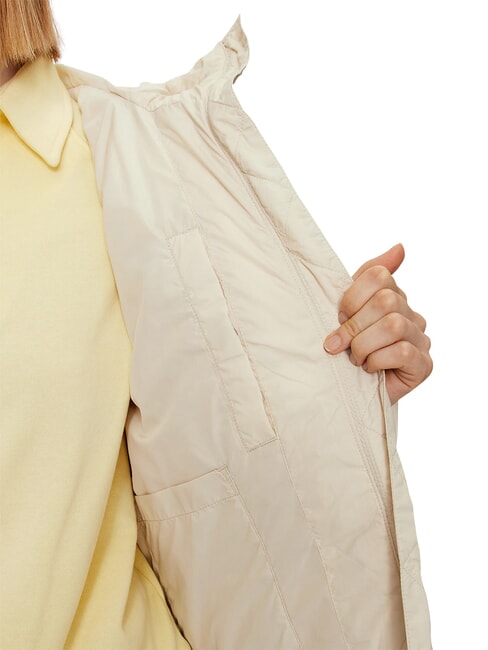 TH JEANS Giubbotto puffer con cappuccio newsprint - Piumini Donna